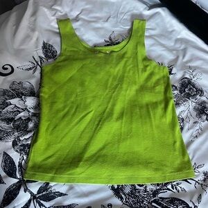 Y2K Lime Green Tank Top
